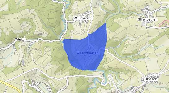 Bodenrichtwertkarte Wagenhausen Vulkaneifel