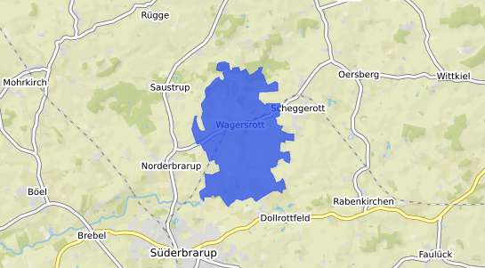 Bodenrichtwertkarte Wagersrott