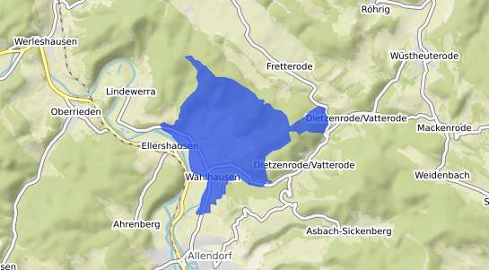 Bodenrichtwertkarte Wahlhausen