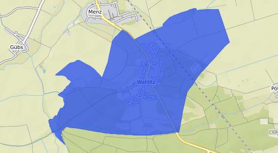 Bodenrichtwertkarte Wahlitz