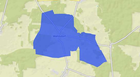 Bodenrichtwertkarte Wahlsdorf b. Jueterbog