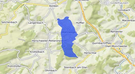 Bodenrichtwertkarte Wahnwegen