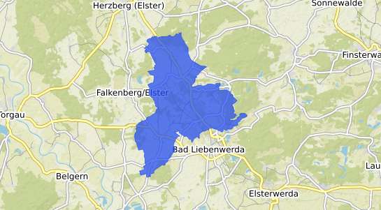 Bodenrichtwertkarte Uebigau-Wahrenbr&uuml;ck