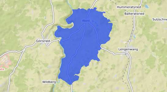 Bodenrichtwertkarte Wald Hohenzollern