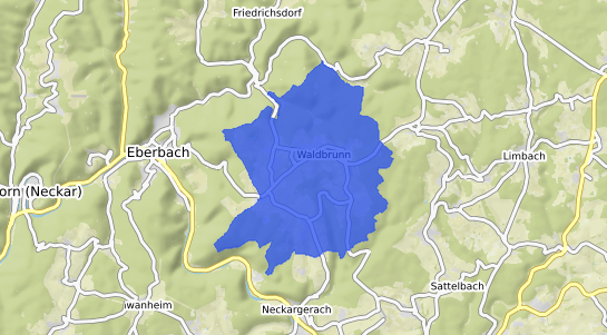 Bodenrichtwertkarte Waldbrunn Kr. Wuerzburg