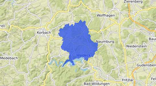 Bodenrichtwertkarte Waldeck b. Landau, Pfalz