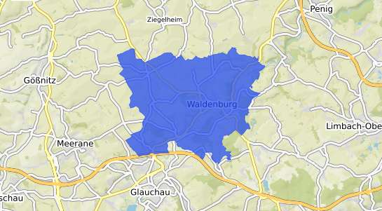 Bodenrichtwertkarte Waldenburg Wuerttemberg