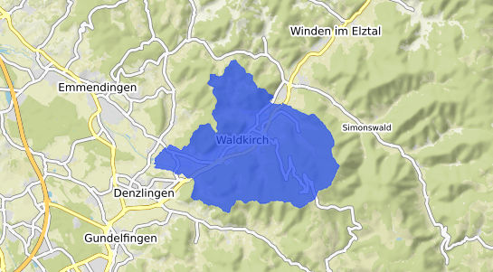 Bodenrichtwertkarte Waldkirch Breisgau