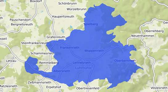 Bodenrichtwertkarte Waldthurn
