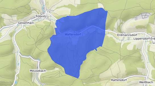 Bodenrichtwertkarte Waltersdorf b. Zittau