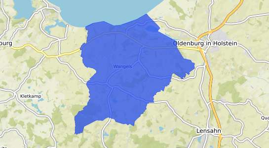 Bodenrichtwertkarte Wangels