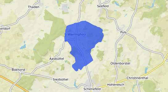 Bodenrichtwertkarte Warringholz