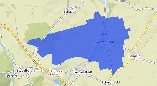 Bodenrichtwertkarte Wasserleben