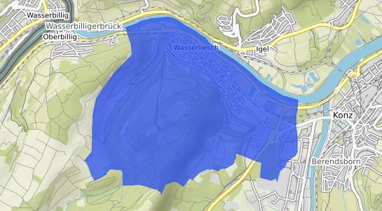 Bodenrichtwertkarte Wasserliesch