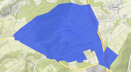 Bodenrichtwertkarte Wehr Eifel
