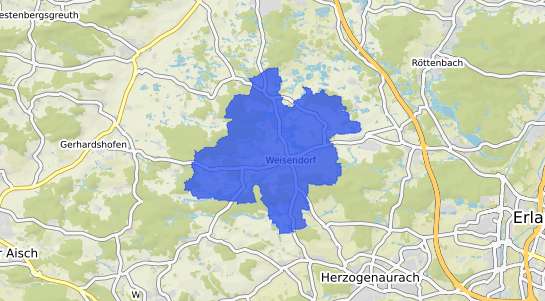 Bodenrichtwertkarte Weisendorf