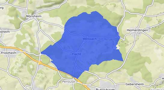 Bodenrichtwertkarte Weissach Wuerttemberg