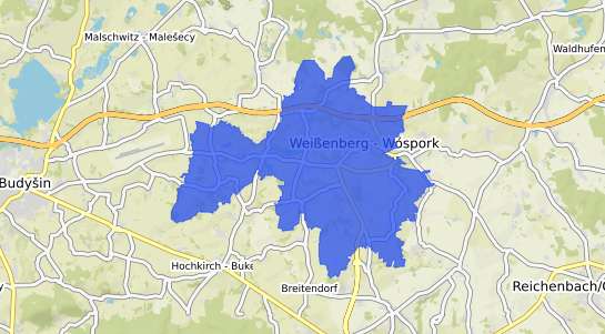 Bodenrichtwertkarte Wei&szlig;enberg Sachsen