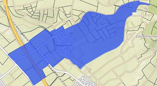 Bodenrichtwertkarte Welgesheim
