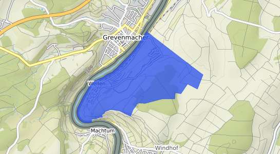 Bodenrichtwertkarte Wellen Mosel