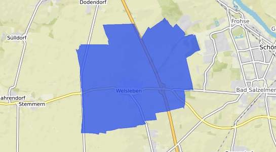 Bodenrichtwertkarte Welsleben