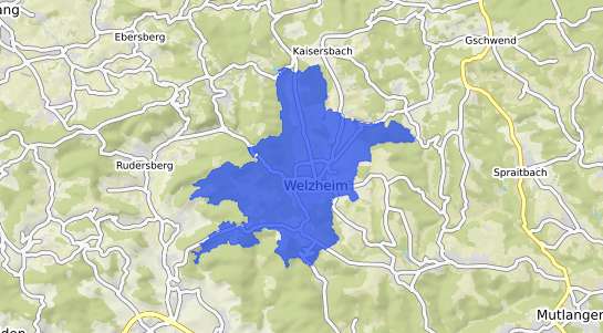 Bodenrichtwertkarte Welzheim