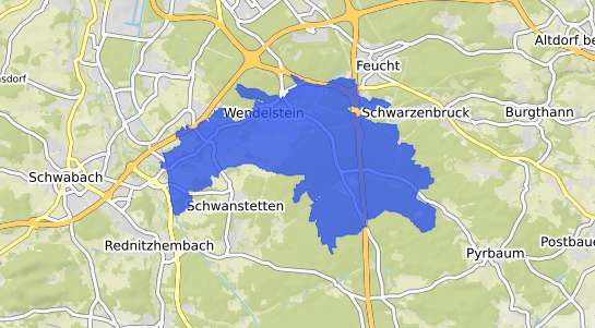 Bodenrichtwertkarte Wendelstein Mittelfranken