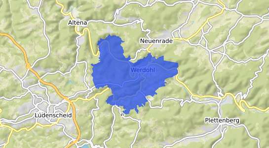 Bodenrichtwertkarte Werdohl