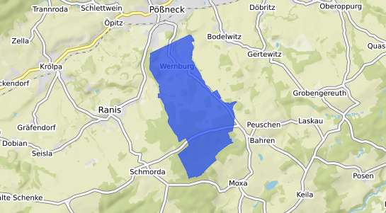 Bodenrichtwertkarte Wernburg