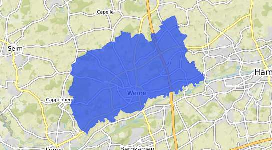 Bodenrichtwertkarte Werne