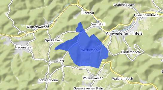 Bodenrichtwert Wernersberg Pfalz Grundstückspreise 2024
