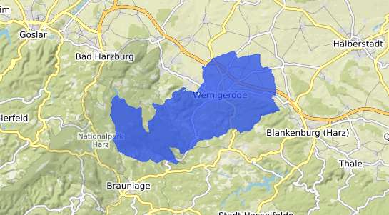 Bodenrichtwertkarte Wernigerode