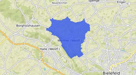 Bodenrichtwertkarte Werther b. Nordhausen