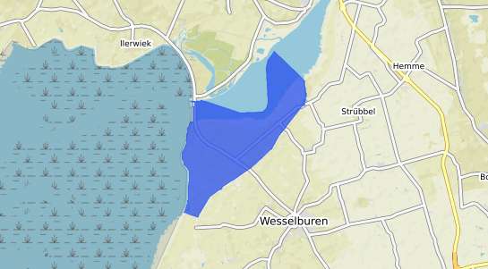 Bodenrichtwertkarte Wesselburenerkoog