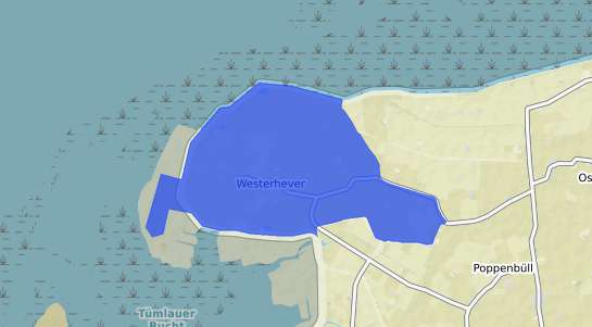 Bodenrichtwertkarte Westerhever