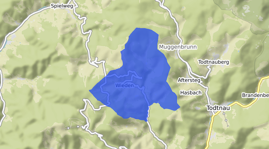 Bodenrichtwertkarte Wieden Schwarzwald