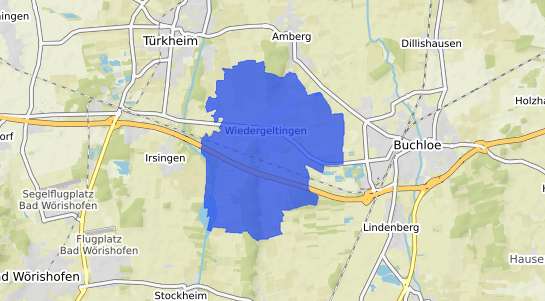 Bodenrichtwertkarte Wiedergeltingen