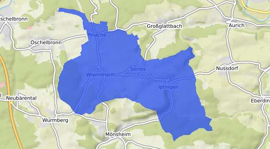 Bodenrichtwertkarte Wiernsheim