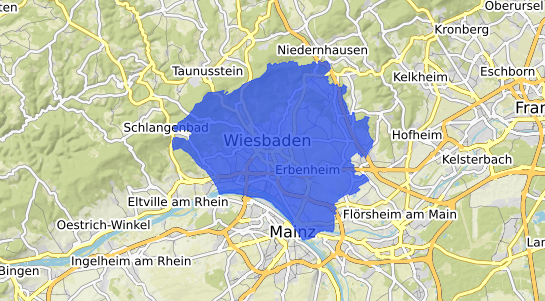 Bodenrichtwertkarte Wiesbaden