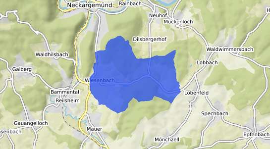 Bodenrichtwertkarte Wiesenbach Baden