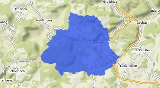 Bodenrichtwertkarte Wiesensteig