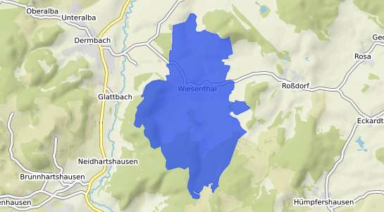 Bodenrichtwertkarte Wiesenthal b. Bad Salzungen