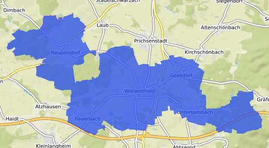 Bodenrichtwertkarte Wiesentheid