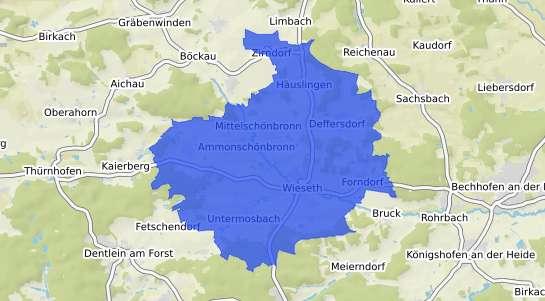 Bodenrichtwertkarte Wieseth
