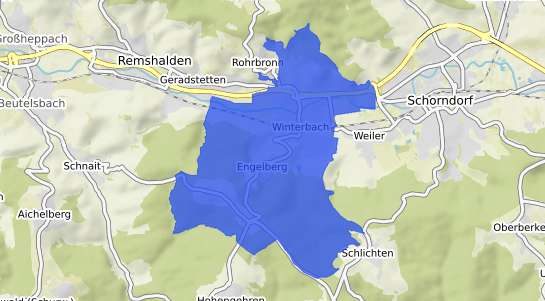 Bodenrichtwertkarte Winterbach Kr. Bad Kreuznach