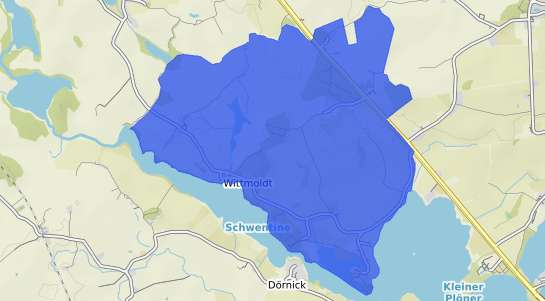 Bodenrichtwertkarte Wittmoldt