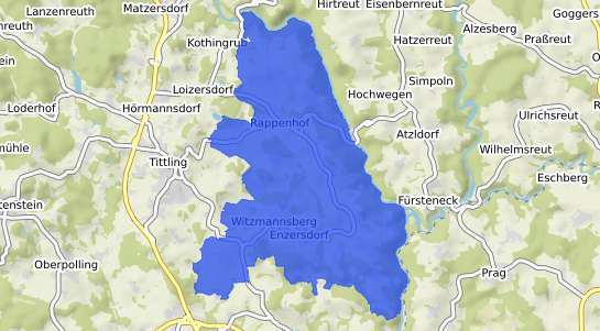Bodenrichtwertkarte Witzmannsberg b. Tittling
