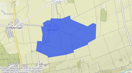 Bodenrichtwertkarte Wohlsborn