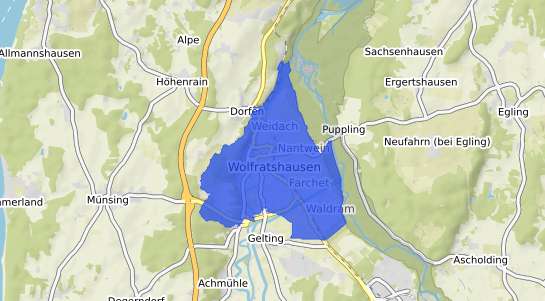Bodenrichtwertkarte Wolfratshausen