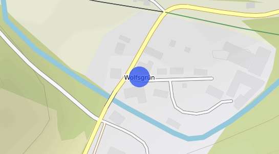 Bodenrichtwertkarte Wolfsgruen b. Freiberg, Sachsen